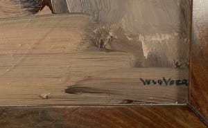 Wim van der Veer - Winterlandschap kopen? Bied vanaf 250!