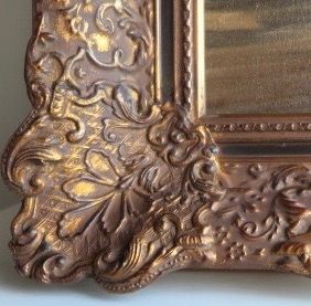 Niet of onleesbaar gesigneerd - Haarlem, Spaarne haven bij maanlicht - Gesigneerd:Vos (wie?) - Prachtige lijst! kopen? Bied vanaf 1!