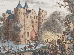 Simon Fokke - Slot Hagestein Utrecht Vijfheerenlanden Oude Gravure 1770 kopen? Bied vanaf 35!