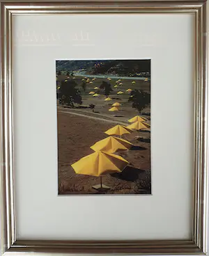 Christo - 3 gesigneerde Taschen kaarten - ingelijst - 27 x 22 cm kopen? Bied vanaf 375!