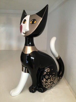 Rosina Wachtmeister - Kattenbeeld “ PIERLUIGI “. 30 cm hoog ! kopen? Bied vanaf 135!