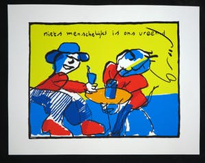Herman Brood - Zeefdruk, Niets menschelijks is ons vreemd kopen? Bied vanaf 150!