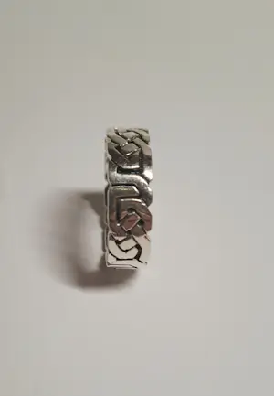 Nieuwe zilveren  Navajo Scott Dave band Ring  Keltische   knoop kopen? Bied vanaf 70!