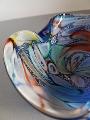 Dino Martens - AVEM Multi Coloured Murano Glass Bowl Mid Century Dino Martens kopen? Bied vanaf 35!