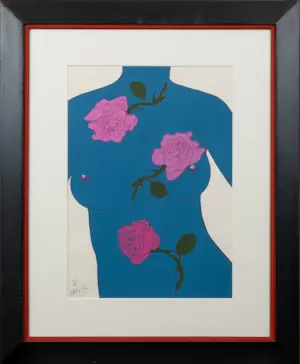 AcheterFelix Labisse - "Chansons D'apres midi" Kleurenlitho uit de reeks Les Fleurs Du Mal 1975? Enchérissez de 189!