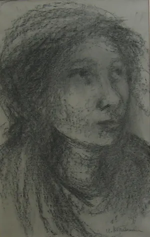 Nonni Kruseman - Portret van een dame kopen? Bied vanaf 20!