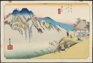Ando Hiroshige - Houtdruk, Sakashita kopen? Bied vanaf 35!