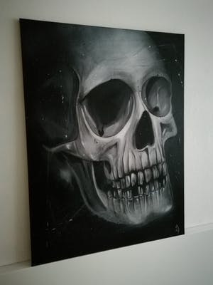 Niet of onleesbaar gesigneerd - Skull kopen? Bied vanaf 10!
