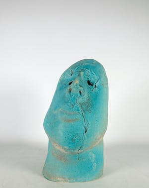 Sjer Jacobs - Aardewerk, Turquoise kop kopen? Bied vanaf 1!