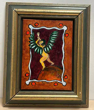 Piet Quekel - Lot van 3 schilderijtjes. Wilon, Ralia, Gobul. kopen? Bied vanaf 90!