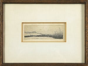 Reinder Homan - Ets, Landschap kopen? Bied vanaf 50!