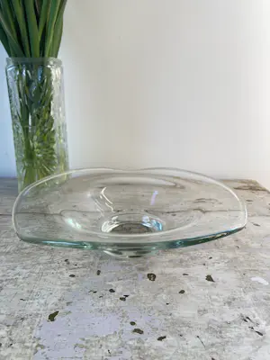 Frans Steginga - Corry Ammerlaan, Artihove, zware schaal met verzilverde kern kopen? Bied vanaf 35!