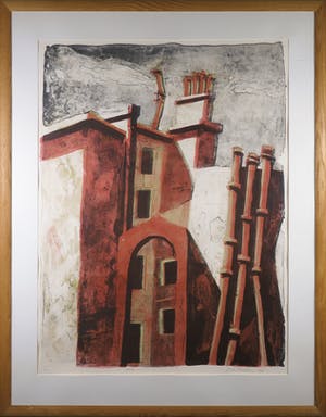 Jeroen Hermkens - Litho, Paris - Ingelijst (Zeer groot en zwaar) kopen? Bied vanaf 70!