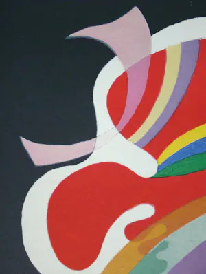 Wassily Kandinsky - De Rode Vorm - 1969 - Originele lithografie - Mourlot kopen? Bied vanaf 100!