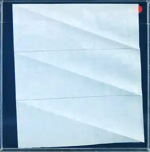 Yvonne Kracht - Gevouwen litho, Z.T. - Ingelijst verkocht voor € 50!