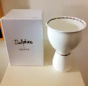 Delphine Boel - Vaas 'Love' In originele verpakking met certificaat verkocht voor € 69!