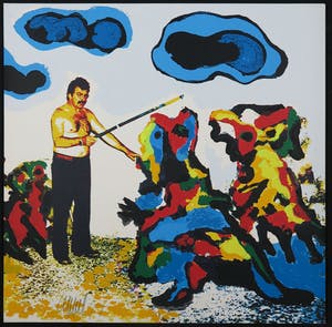 Karel Appel - Zeefdruk, De Tovenaar kopen? Bied vanaf 1!