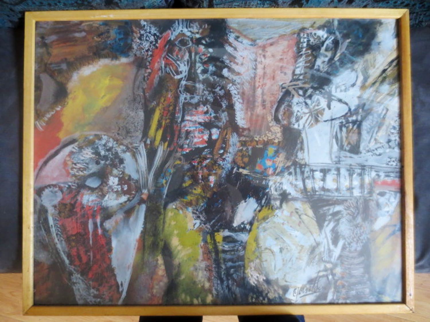 Wim Gerritsen - Cobra Compositie 1963 verkocht voor € 350!