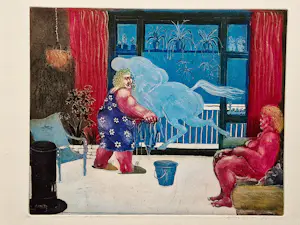 AcheterWim Worm - Grote karikaturale kleuren Ets & aquatint "ons Huis" zeer kleine oplage (15)? Enchérissez de 48!