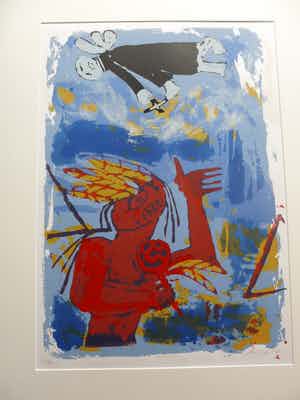 John Lie a Fo - Zeefdruk, Titel, Piaaiman. verkocht voor € 40!