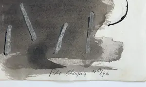 Frans van Bommel - Acryl op papier (2006) kopen? Bied vanaf 55!