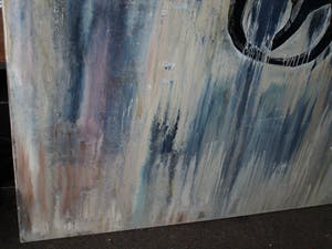 Ronald Hooft - Zeer groot schilderij (200 x 200 cm), “Gun” – New York, 1992 kopen? Bied vanaf 1!