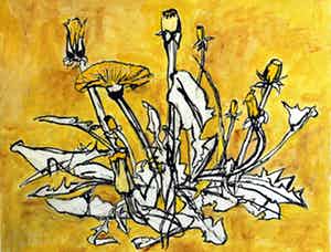 Hans Ebeling Koning - paardenbloemen verkocht voor € 120!