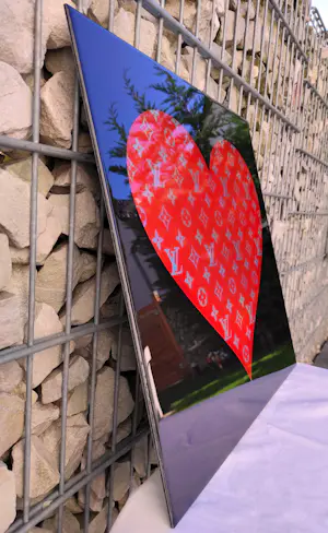 Diederik Van Apple - World Love Red LV – Limitierte Auflage 1/10 kopen? Bied vanaf 480!