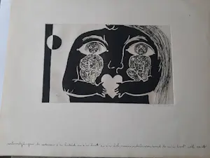 Ans Wortel - aquatint ets, Natuurlijk gun ik iedereen…, kopen? Bied vanaf 50!