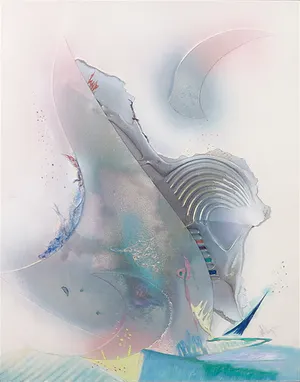 Josi Neuberger - Collage op papier, Zonder titel - Ingelijst kopen? Bied vanaf 1!