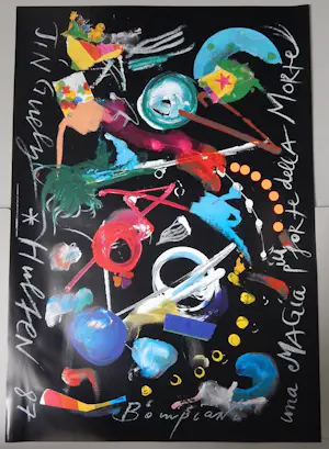 Buy Jean Tinguely - Ausstellungsplakat Palazzo Grassi Venedig 1987? Bid from 80!