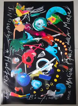 AcheterJean Tinguely - Ausstellungsplakat Palazzo Grassi Venedig 1987? Enchérissez de 80!