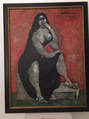 Willem Hofhuizen - zittende vrouw kopen? Bied vanaf 990!