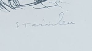 Theophile Alexandre Steinlen - Handgesigneerd Jeanne d'Arc kopen? Bied vanaf 150!