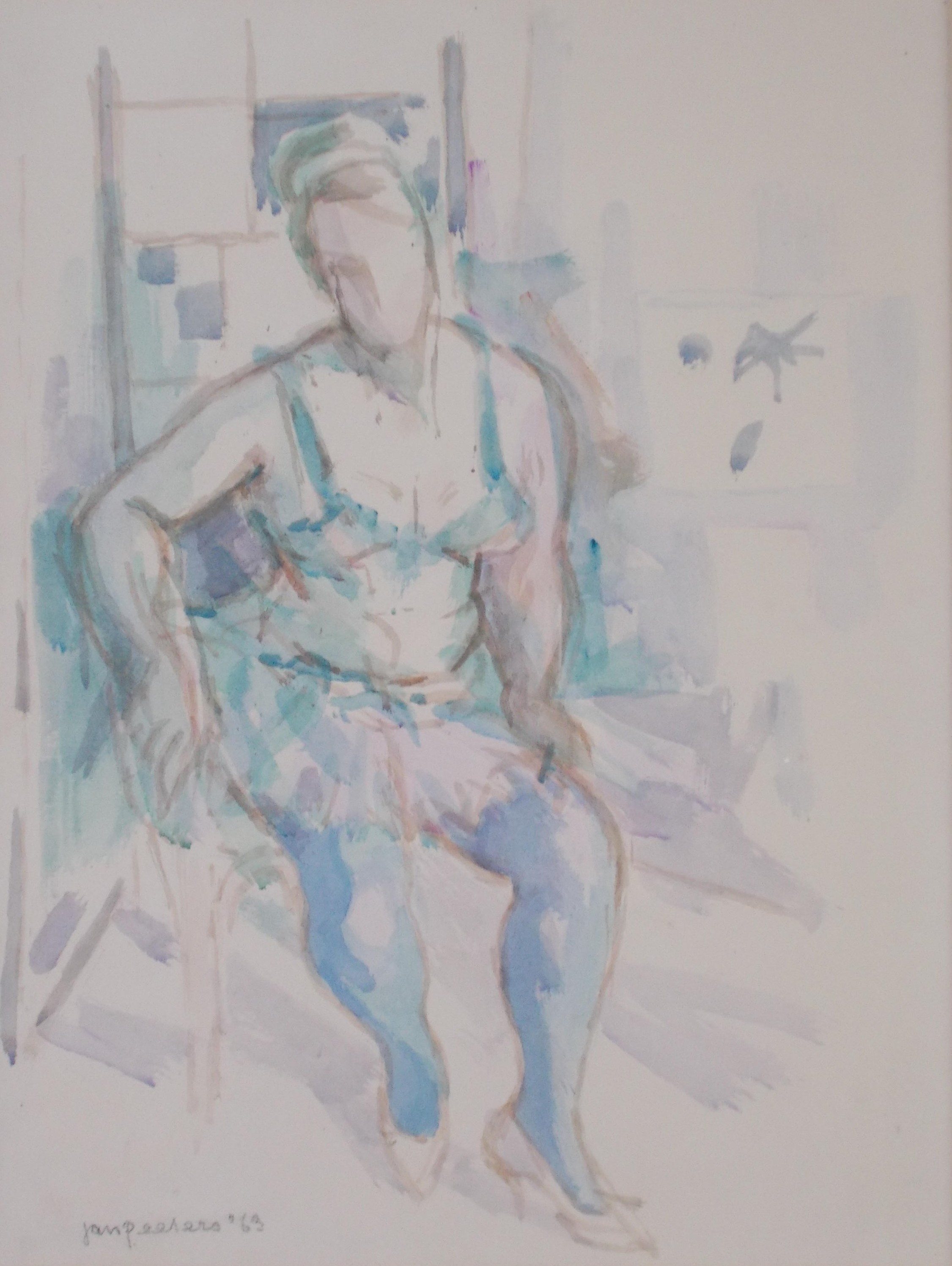 Jan Peeters - Zittende danseres verkocht voor € 60!