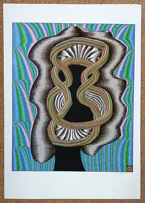 Shinkichi Tajiri - Koan, gesigneerde computerprint incl. originele bewaarmap kopen? Bied vanaf 110!