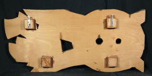 Henk Potters - Twee-luik keramieken wandobject, Vogels met zon (Groot en zwaar) kopen? Bied vanaf 1!