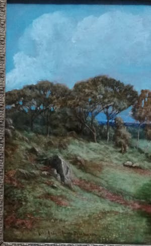 Julius J. van de Sande Bakhuyzen - Landschap met koeien kopen? Bied vanaf 350!