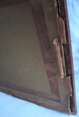 Niet of onleesbaar gesigneerd - Pentekening , “Achtergevels bocht te Enkhuizen” kopen? Bied vanaf 10!