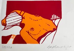 Hans-Joachim Spesshardt - Lot van 4 gesigneerde zeefdrukken- 1967 kopen? Bied vanaf 65!