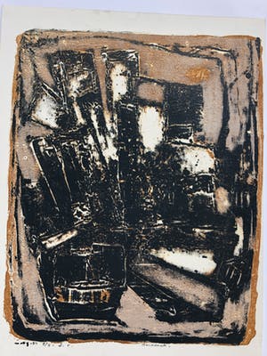 Wim Motz - Handdruk 1961 D5 kopen? Bied vanaf 50!