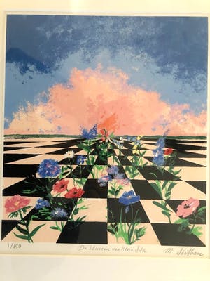 Margret Statham - De bloemen van kleine Ida - Zeefdruk, Ingelijst kopen? Bied vanaf 40!