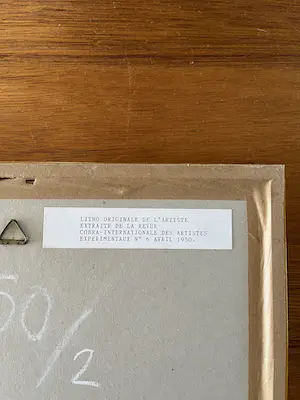 Pol Bury - Litho uit Cobra periode - internationale des artistes expérimentaux - 1950 kopen? Bied vanaf 125!