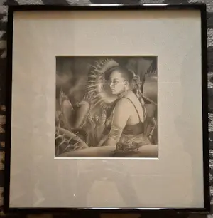 Annemarie Busschers - Unieke potloodtekening, vrouw met insecten, handgesigneerd kopen? Bied vanaf 150!