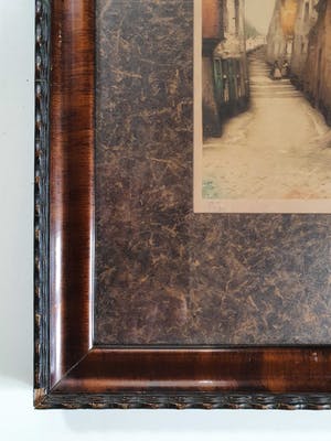 Jef Codron - Epicerie à Bruxelles (groot formaat in luxe lijst) kopen? Bied vanaf 1!