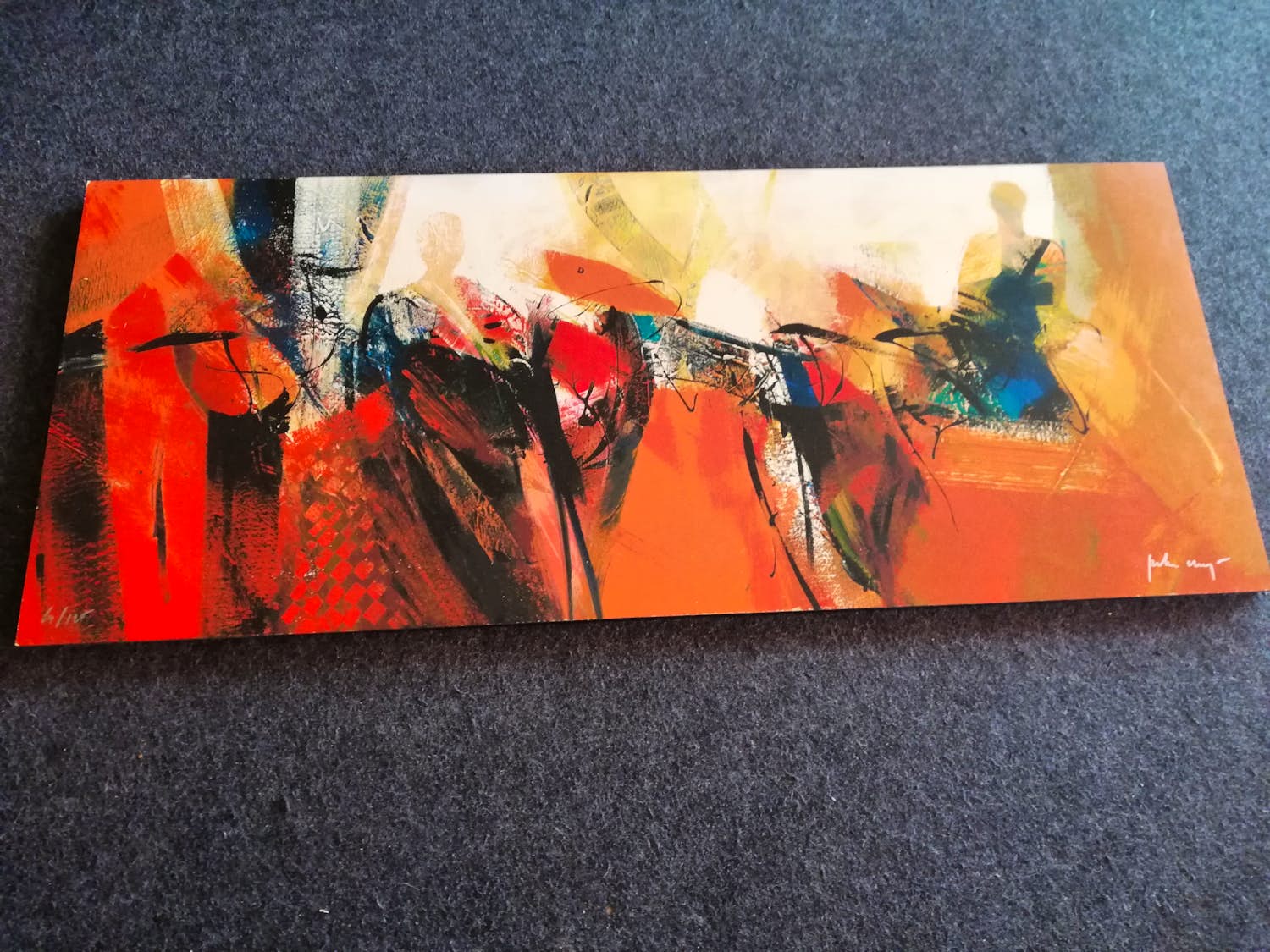 Peter Meijer - '' De Brief '' prachtige zeefdruk op paneel kopen? Bied vanaf 99!