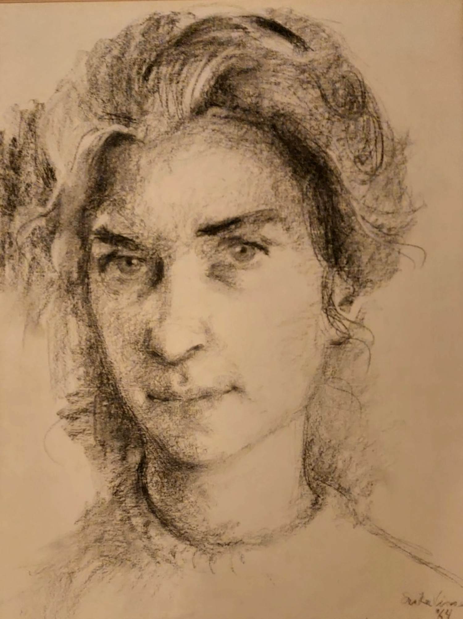 Erika Visser - Portret van een dame kopen? Bied vanaf 100!