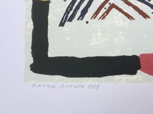 Harrie Gerritz - ‘Akker’ - zeefdruk - 2005 kopen? Bied vanaf 85!