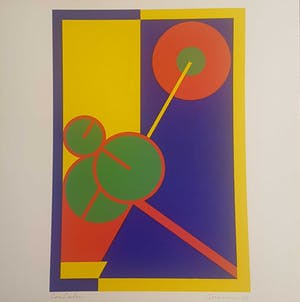 Lou Loeber - Lou Loeber - Geranium - Zeefdruk kopen? Bied vanaf 1!