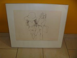 John Lennon - afgeprijst : lithografische prent uit de Bag One map kopen? Bied vanaf 79!